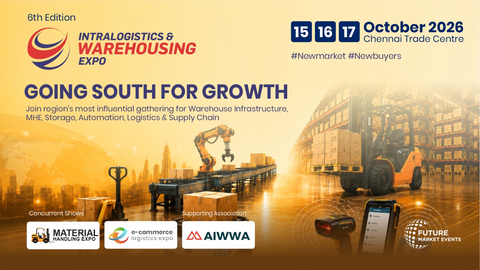 AIWWA Supporting Partner at IWE Chennai 2026 | Warehousing Expo